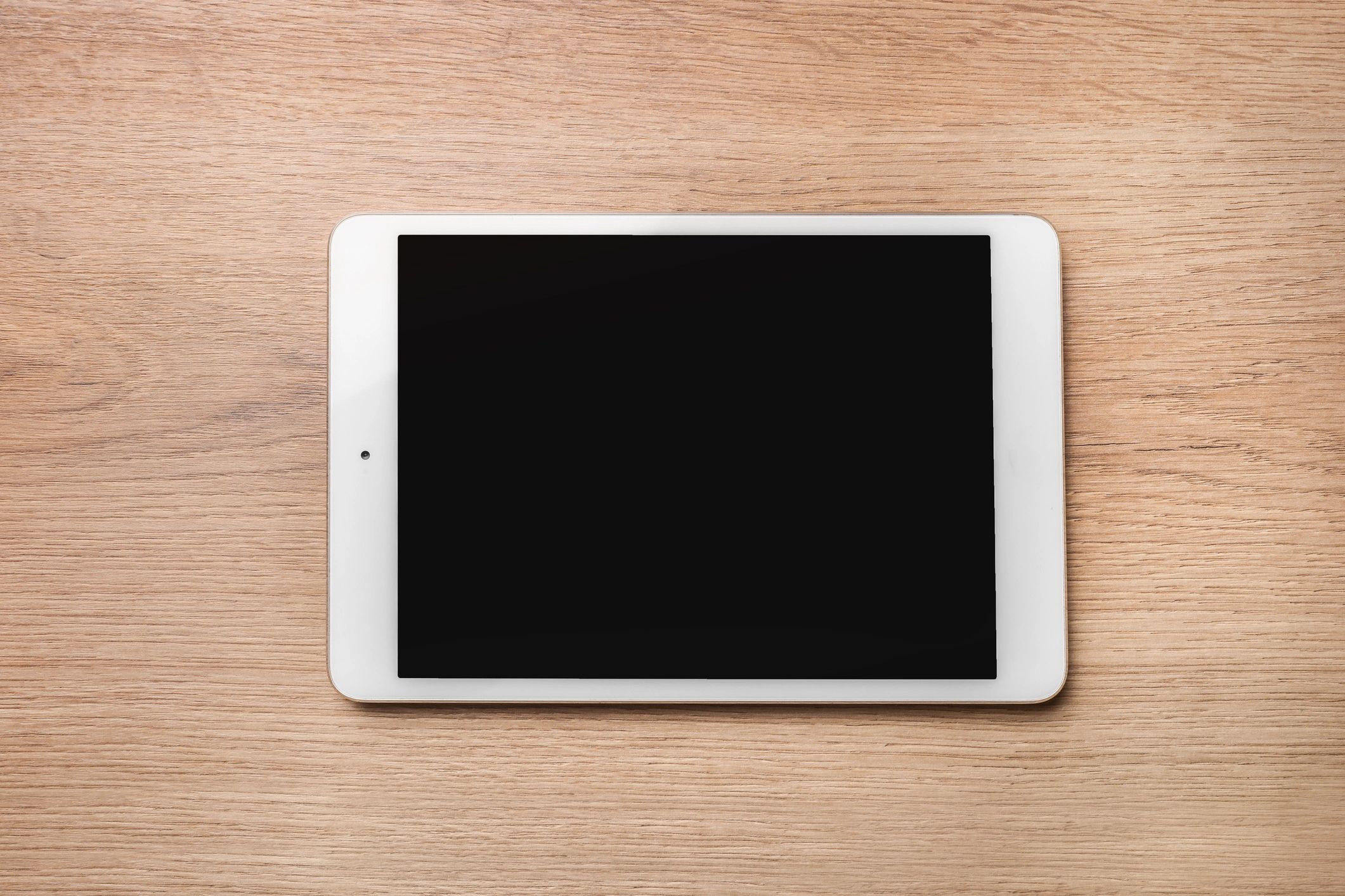 New device product placeholder image on wooden background
